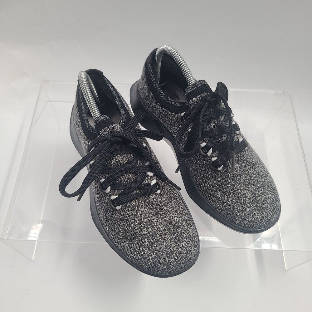 Allbirds Women's Tree Dasher 2 Wool Lightweight Sneaker Natural Black US Size 9
